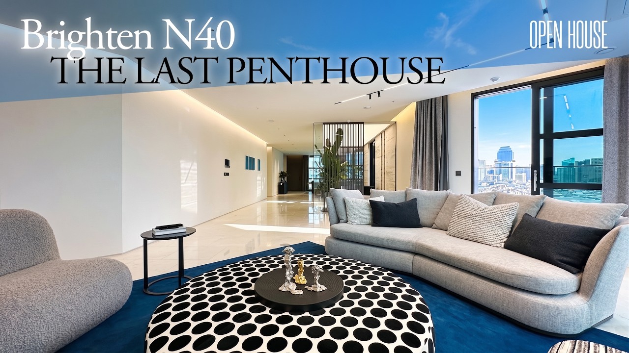 《127억》 최초공개 SVIP를 위한 브라이튼N40 헤리티지 90평 마지막 펜트하우스 Korean penthouse tour Brighten N40 강남구 고급주택 아파트