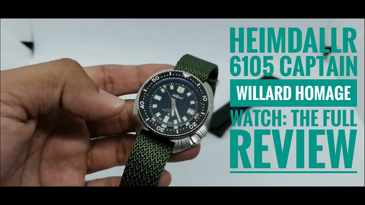 WATCH before you BUY on AliExpress: Heimdallr 6105 Captain Willard homage watch review #heimdallr