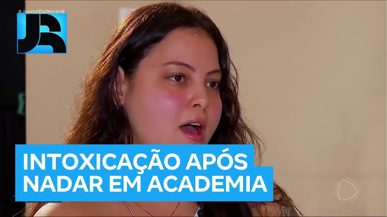 Mulher que ficou internada com intoxicação após nadar em academia de SP tem alta e fala com o JR
