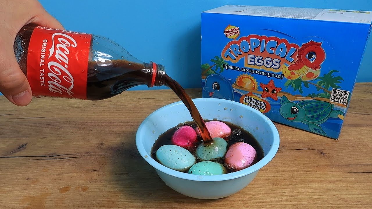 HICE CRECER UN HUEVO ANTIESTRÉS EN COCA COLA