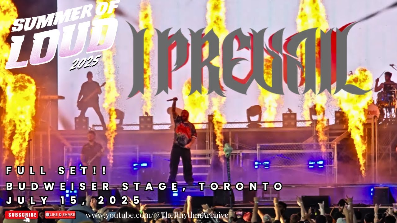 I PREVAIL |Pyro-Fueled Metal Live! |Summer of Loud |Full Set |Budweiser Stage|Toronto |July 15, 2025