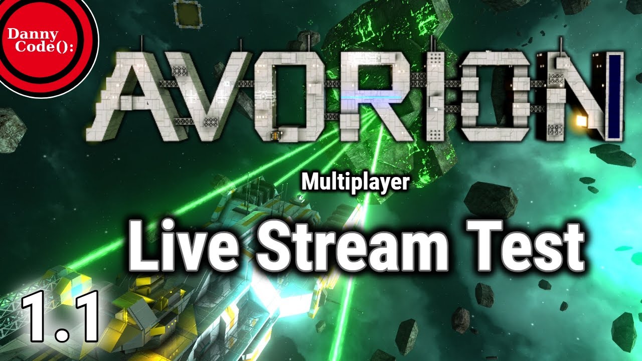 AVORION - Live Stream Test - IT WORKED! 🤓 #Avorion