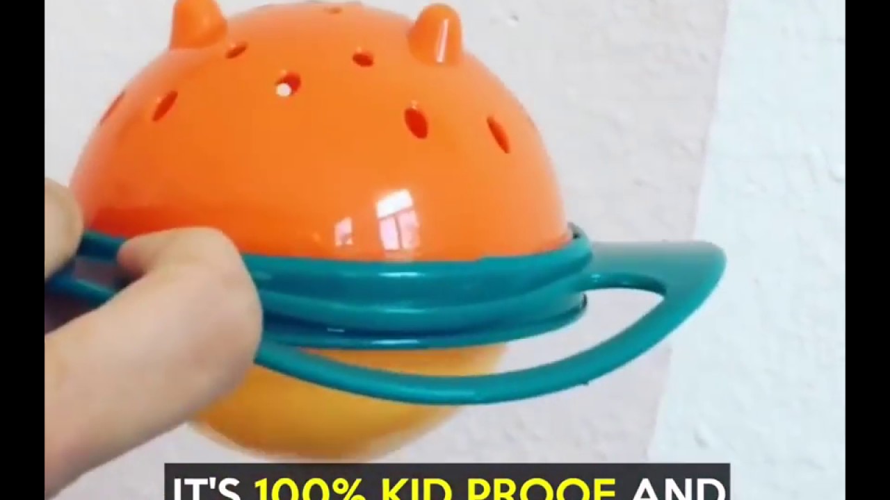 The Amazing Gyroscopic No Spill Bowl for Children