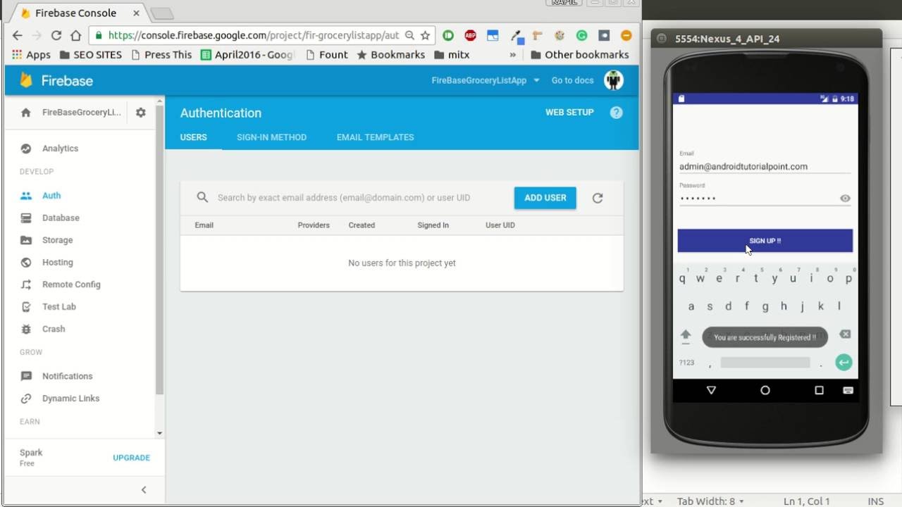 Android Firebase Database Tutorial