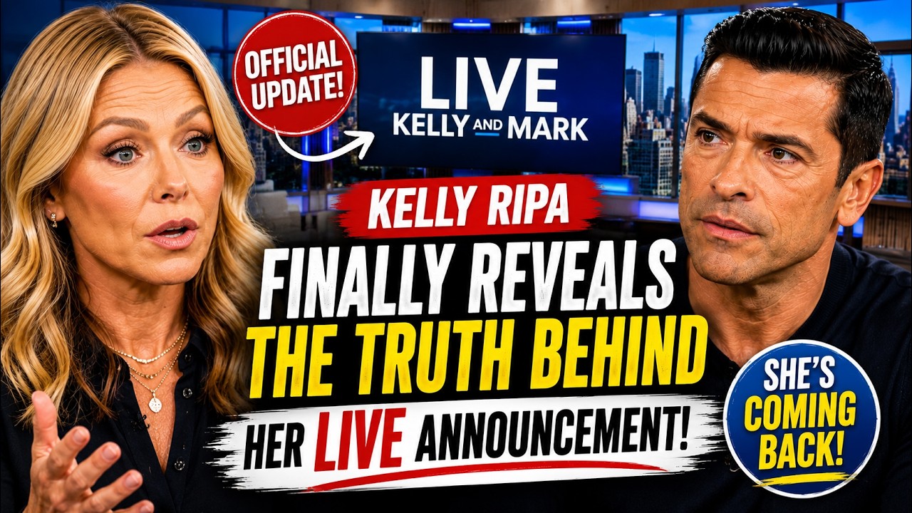 Kelly Ripa Finally Reveals the Truth Behind Her LIVE Return Announcement