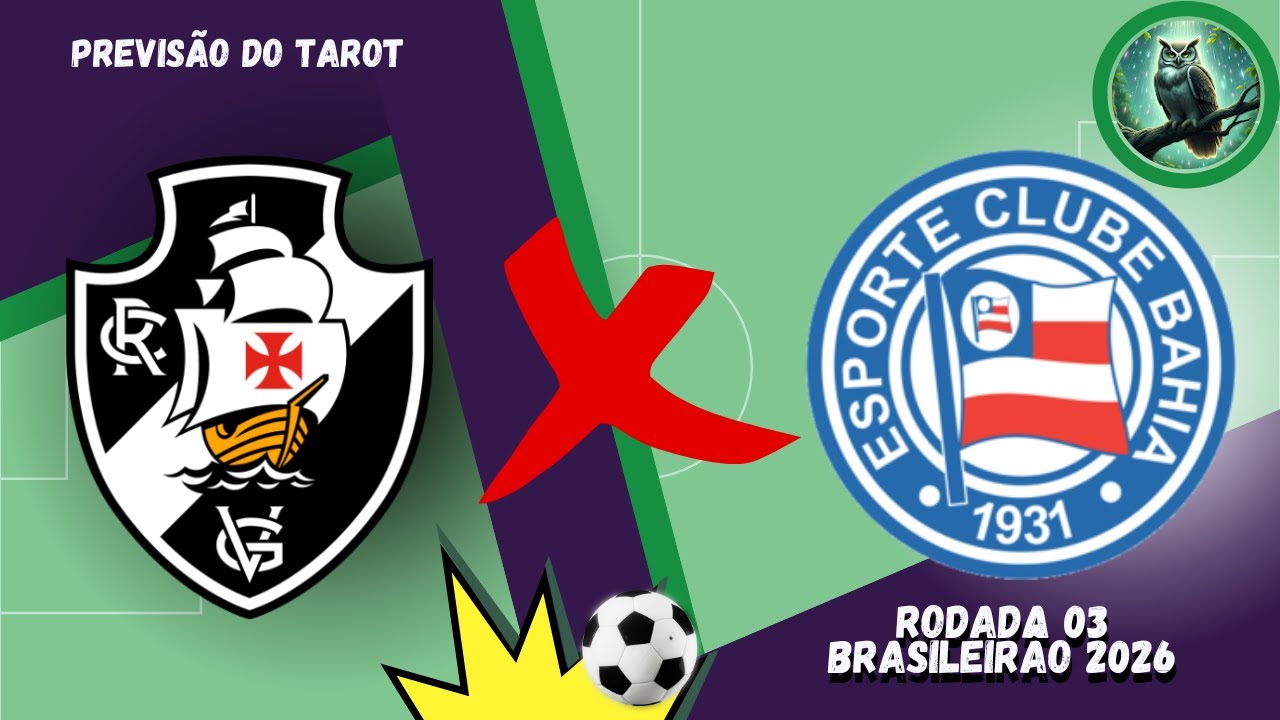 ⚽️ VASCO DA GAMA X BAHIA: TAROT REVELA QUEM VENCE O JOGO!