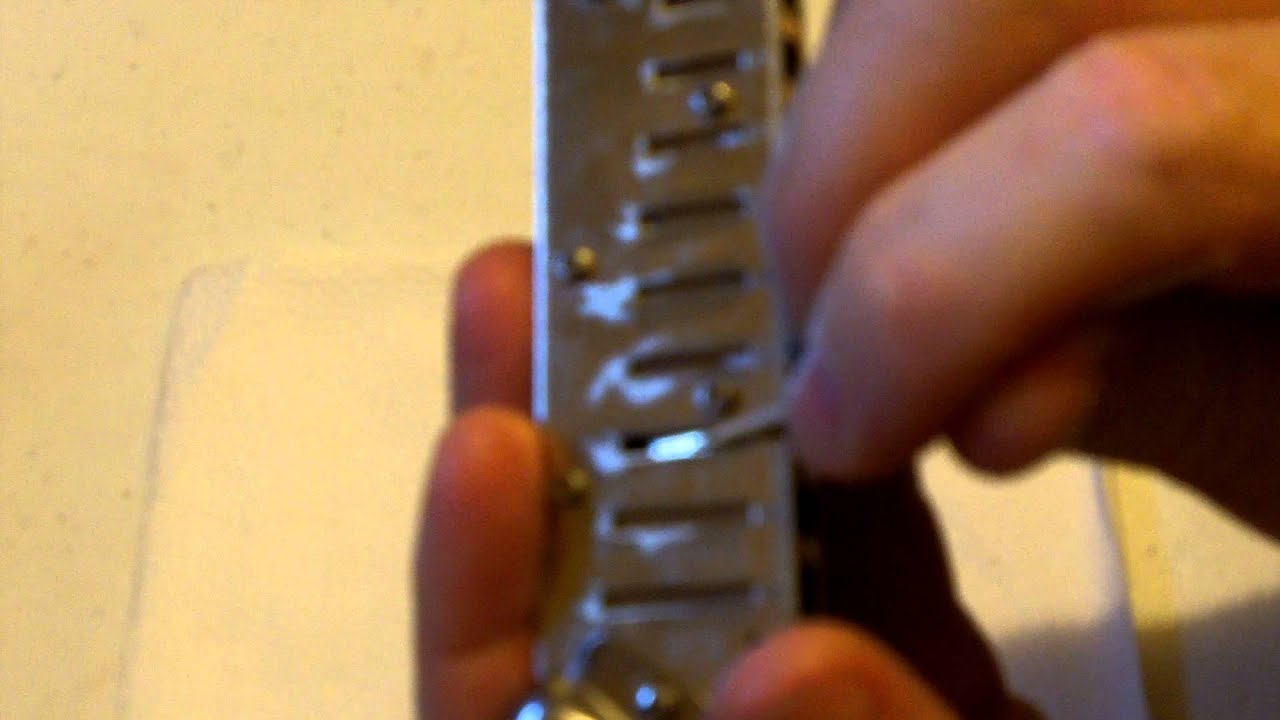 Harmonica Reed Adjustment Using Toothpick
