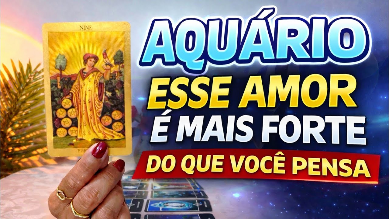 ♥️AQUÁRIO♥️ O MOMENTO DE MANIFESTAR ESSE AMOR É AGORA. 