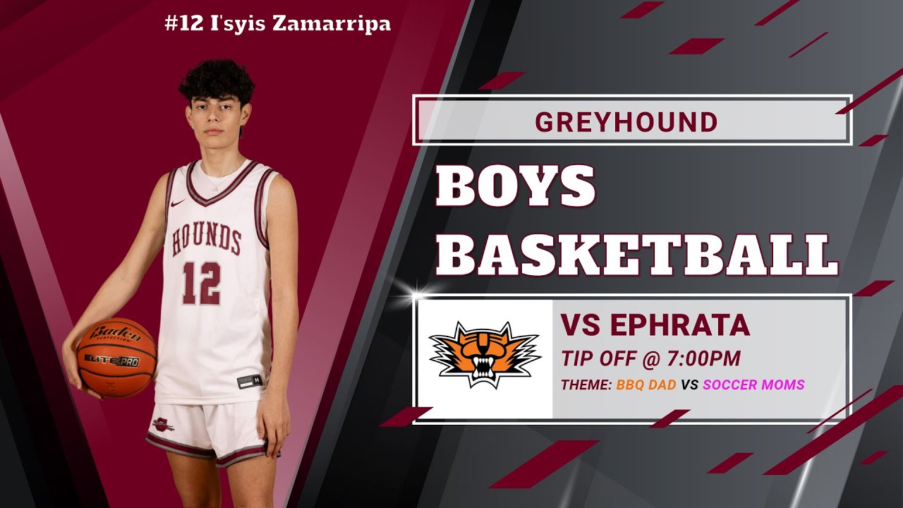 Grandview Boys Basketball vs. Ephrata Tigers