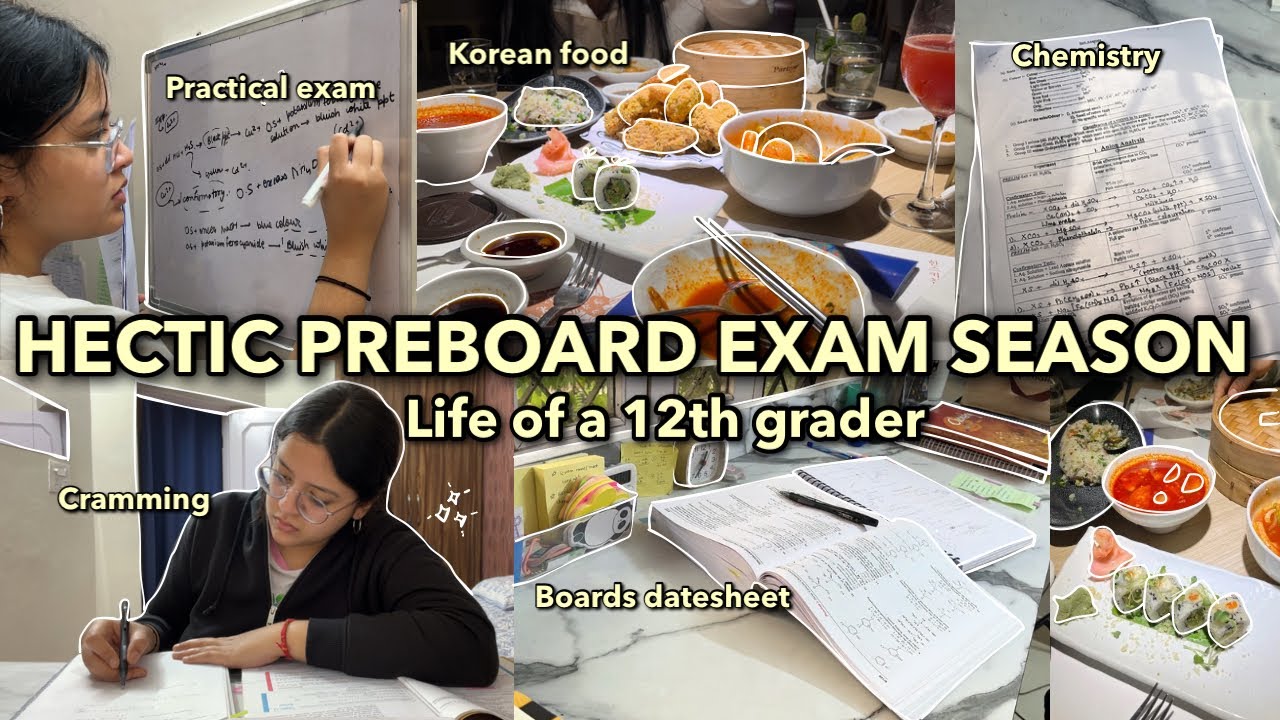 Preboards season as a 12th grader😭✨*fighting my laziness*