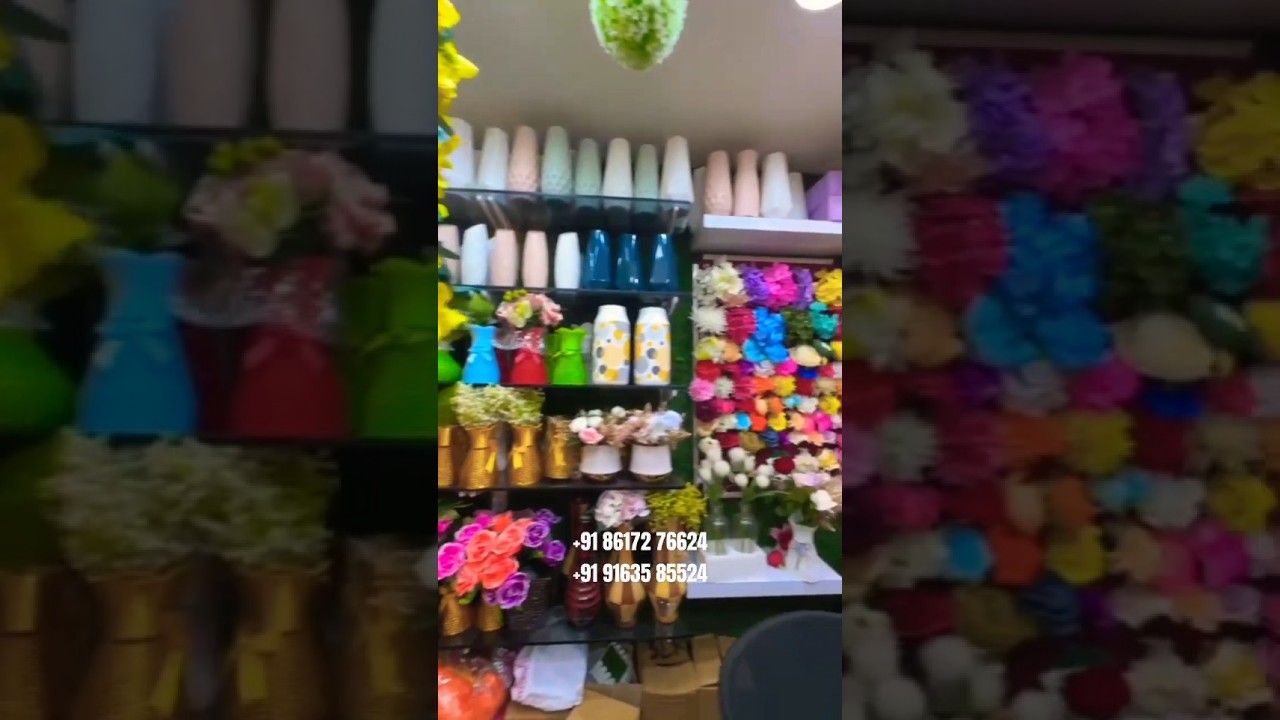 Artificial flowers wholesale market in Kolkata || wholesale flowers market in Kolkata #viralshort