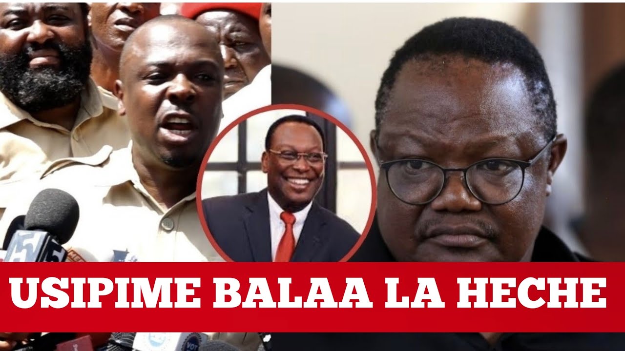 HECHE AWASHA MOTO BALAA KESI YA LISSU 
