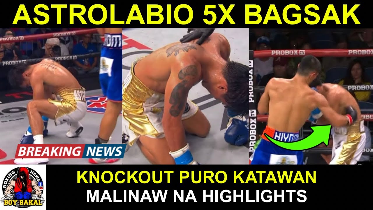 Astrolabio 5X BAGSAK Puro Katawan LUHOD Talaga Talo Knockout | Gibbons Kasama Si Inoue