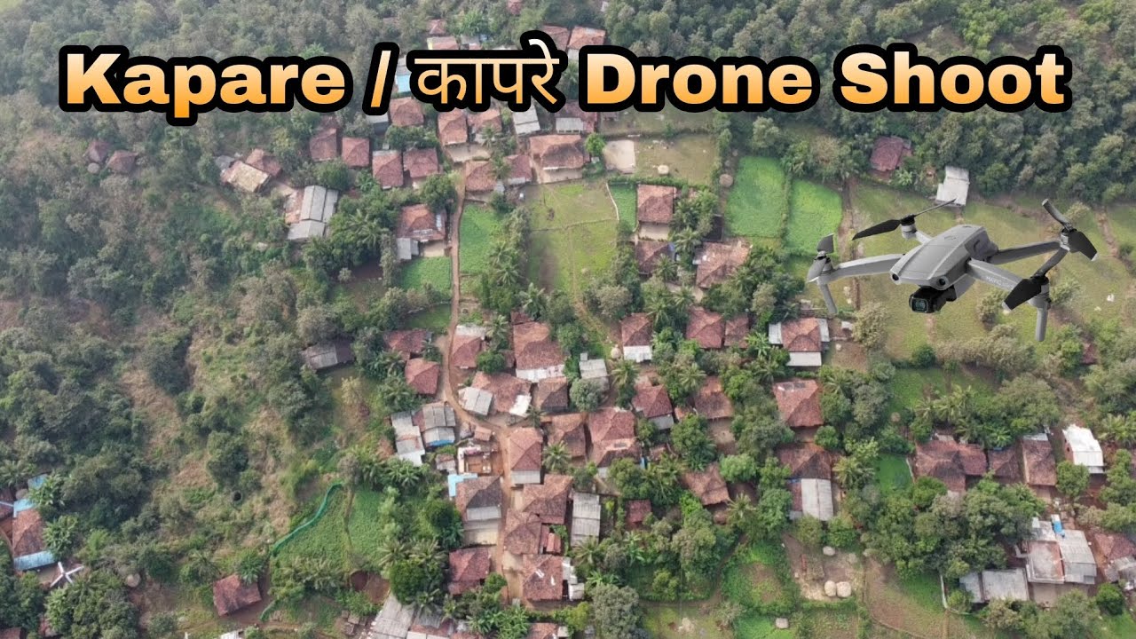 Kapare / कापरे (Chiplun) Village View by Drone Cam #djimini2