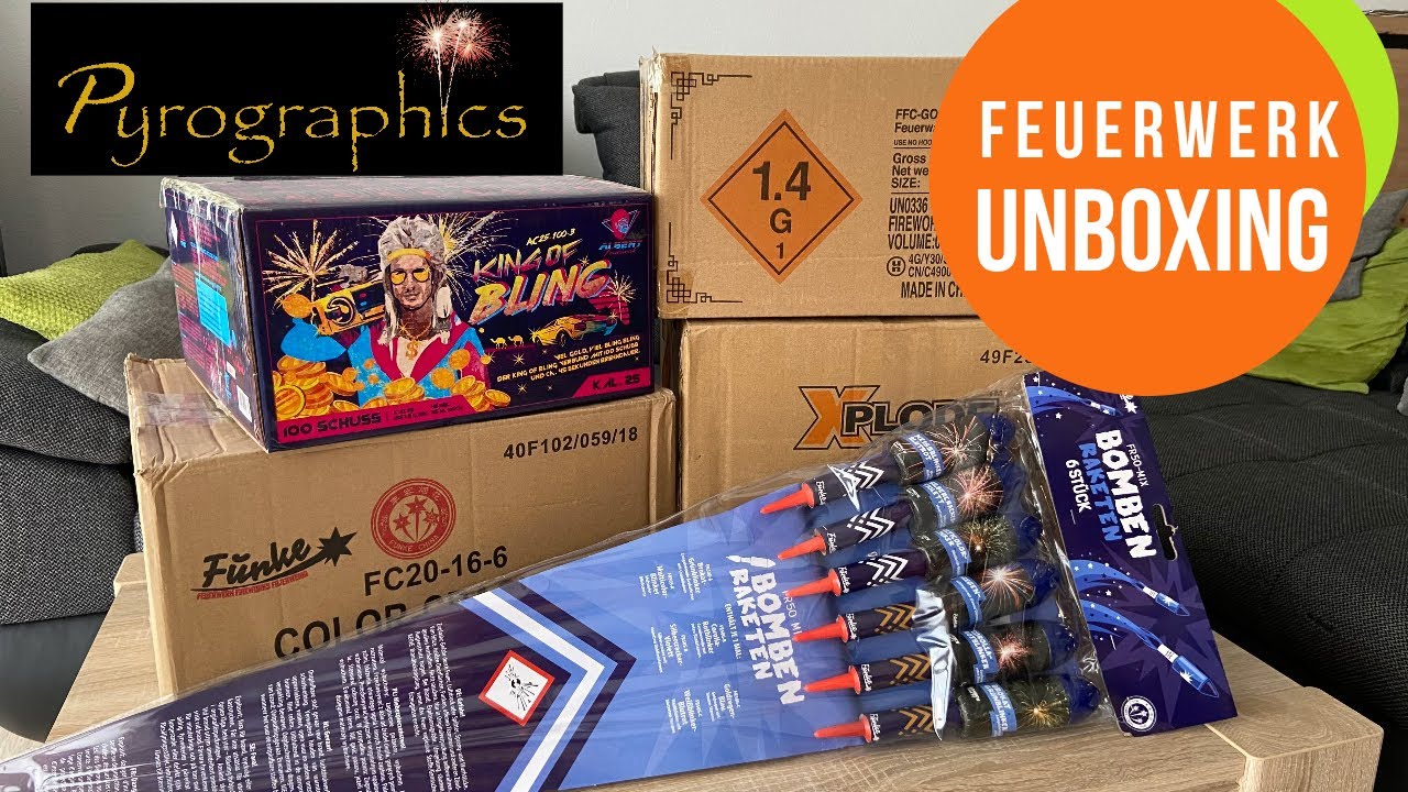 [Pyrographics Feuerwerk] | Silvester | Unboxing 2023