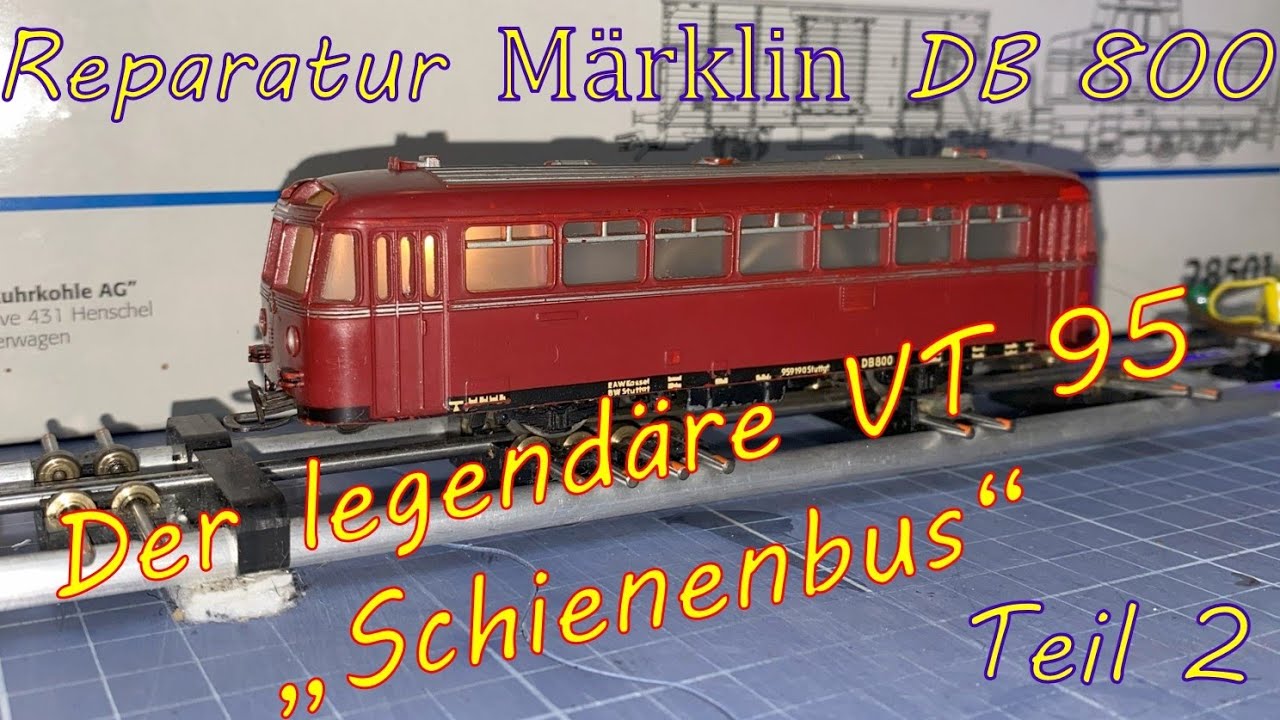 Reparatur Märklin DB 800 Teil 2