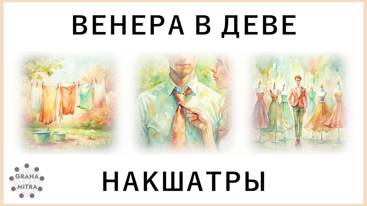 Венера в Деве. Венера в накшатрах Уттара-Пхалгуни, Хаста и Читра. Ведическая астрология Джйотиш.