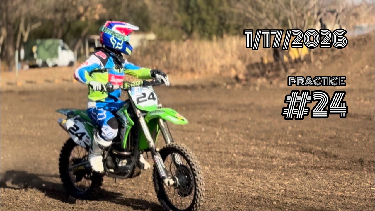 #24番さん PRACTICE 2026年1月17日 Motocross Village