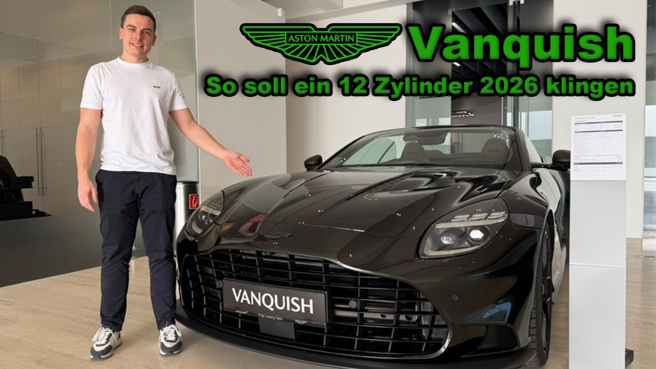 Aston Martin Vanquish Volante - 12 Zylinder aus der Kleinserie - das darf noch klingen