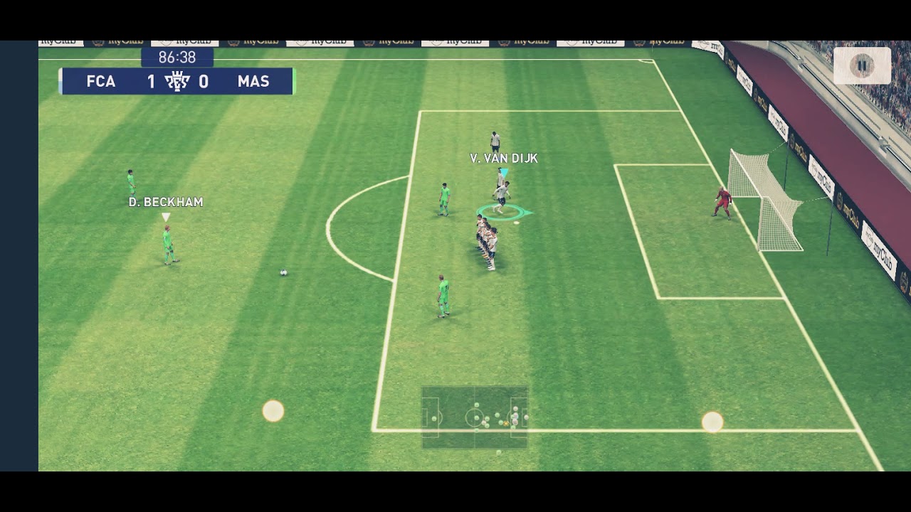 david beckham free kick 💥#pesofficial #pes#pes2021