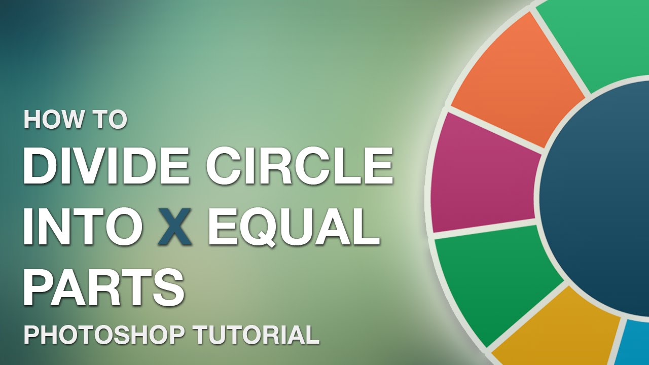 Photoshop Tutorial - Divide circle into equal segments