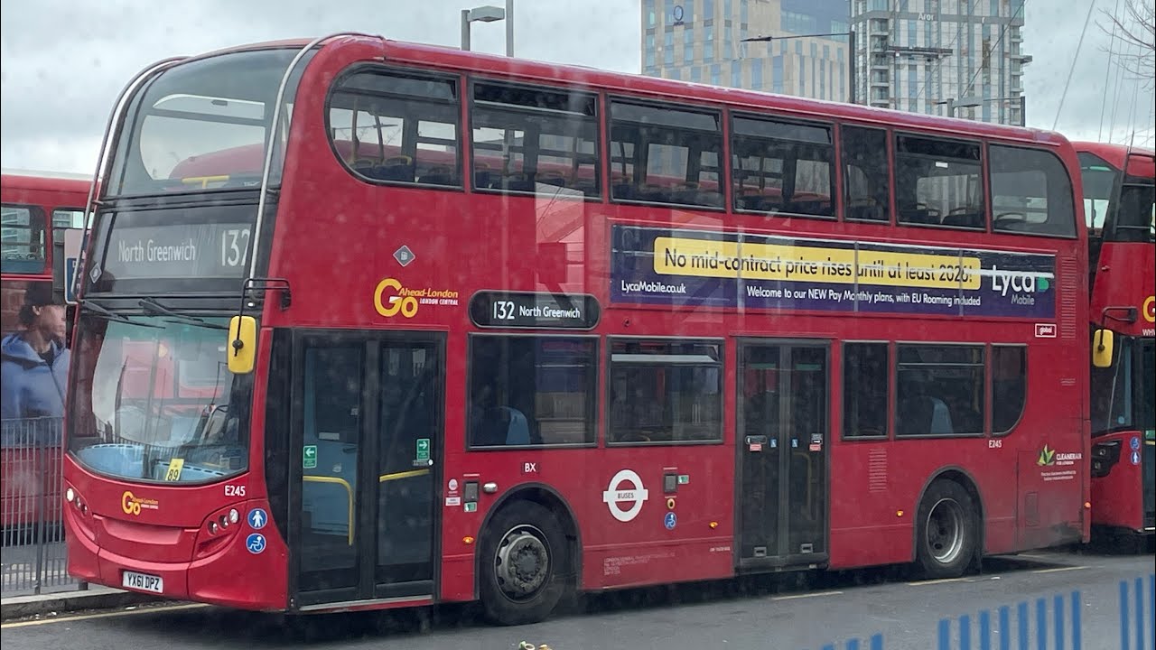 London Bus Vlog #493: At Least The Driver Tried To Put The Foot Down Hard | Route 132 (E245 YX61DPZ)