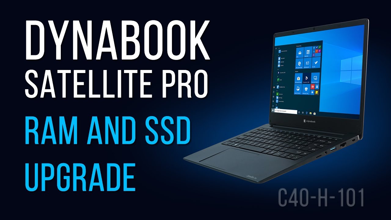 Обновление SSD и оперативной памяти Dynabook Satellite Pro C40