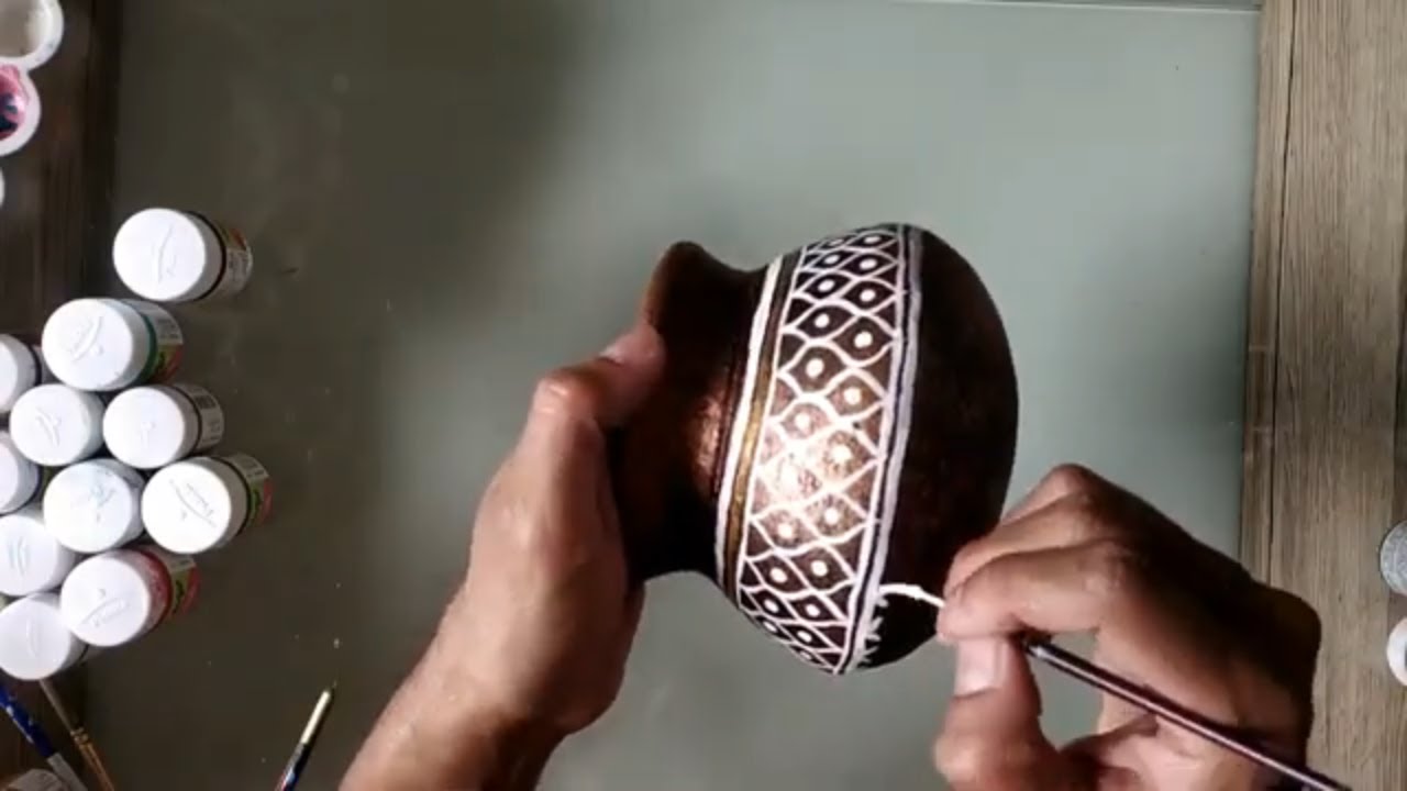 3 Easy pot painting ideas for beginners | Pot decoration ideas | Step by step tutorial