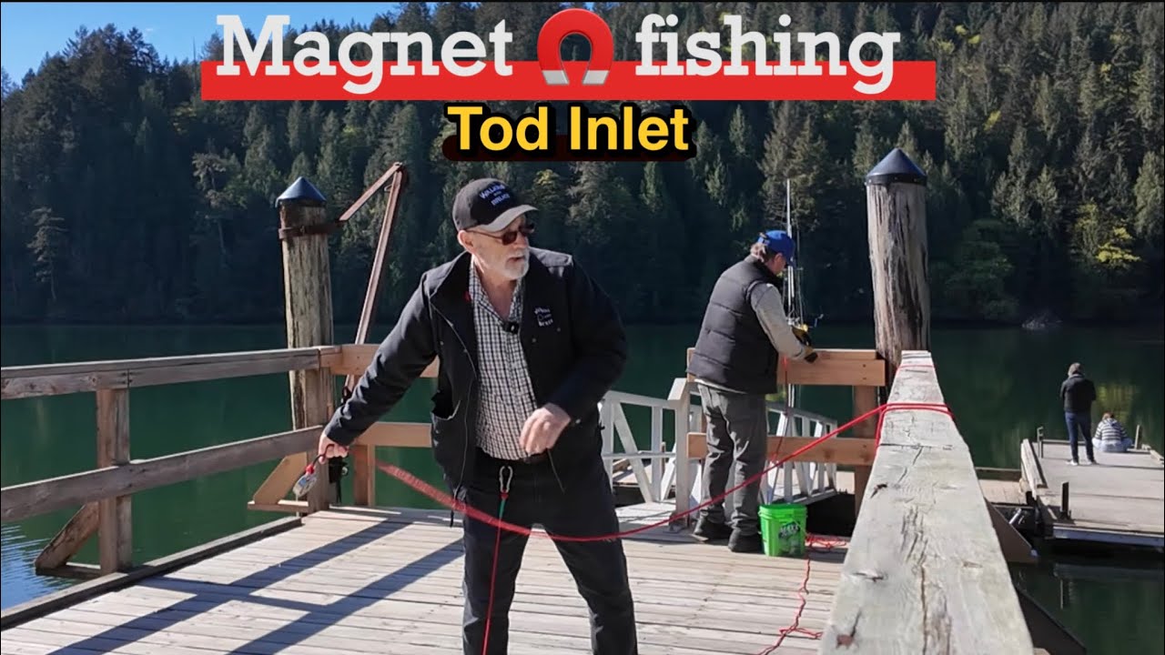 Magnet Fishing in Tod Inlet Brentwood Bay BC. #magnetfishing