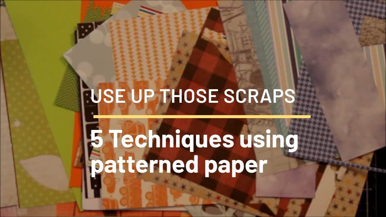 5 Techniques to use Patterned Paper in Cardmaking | Collab with Rise and Procraftinate