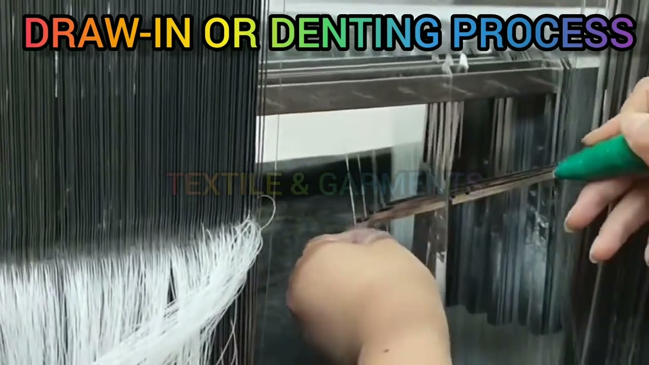 Drawing in Process in Textile, Denting Process In Textile, Denting Process In Weaving