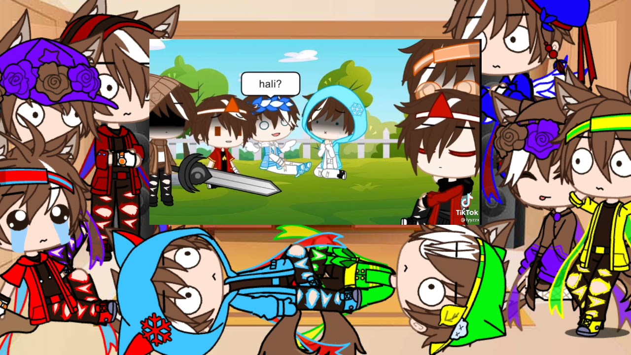 boboiboy elemantal react to video tik tok gacha club boboiboy