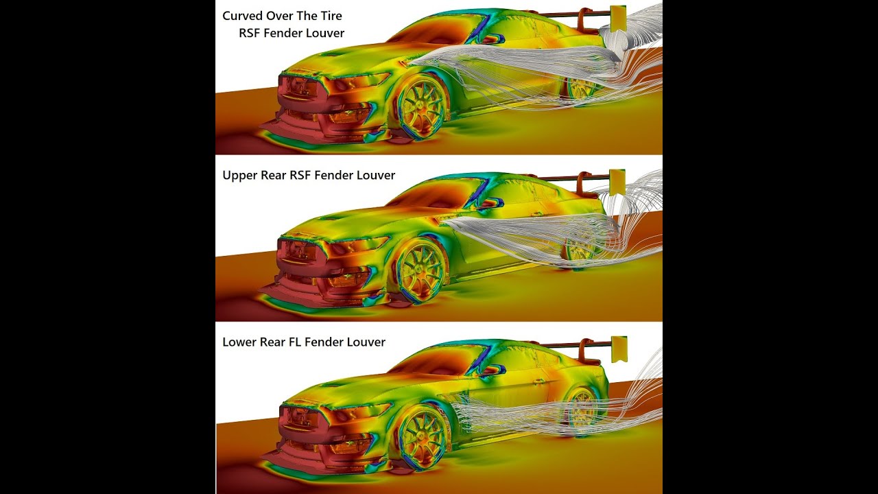 Race Louvers - Fender Vent CFD