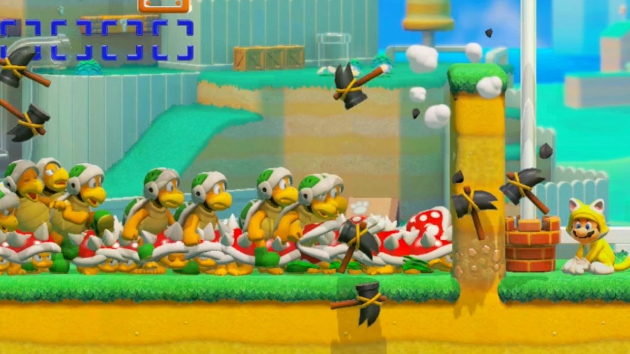 Super Mario Maker 2 ❤️ Endless Mode Walkthrough 25 Clears Daily with Skip Glitch #2