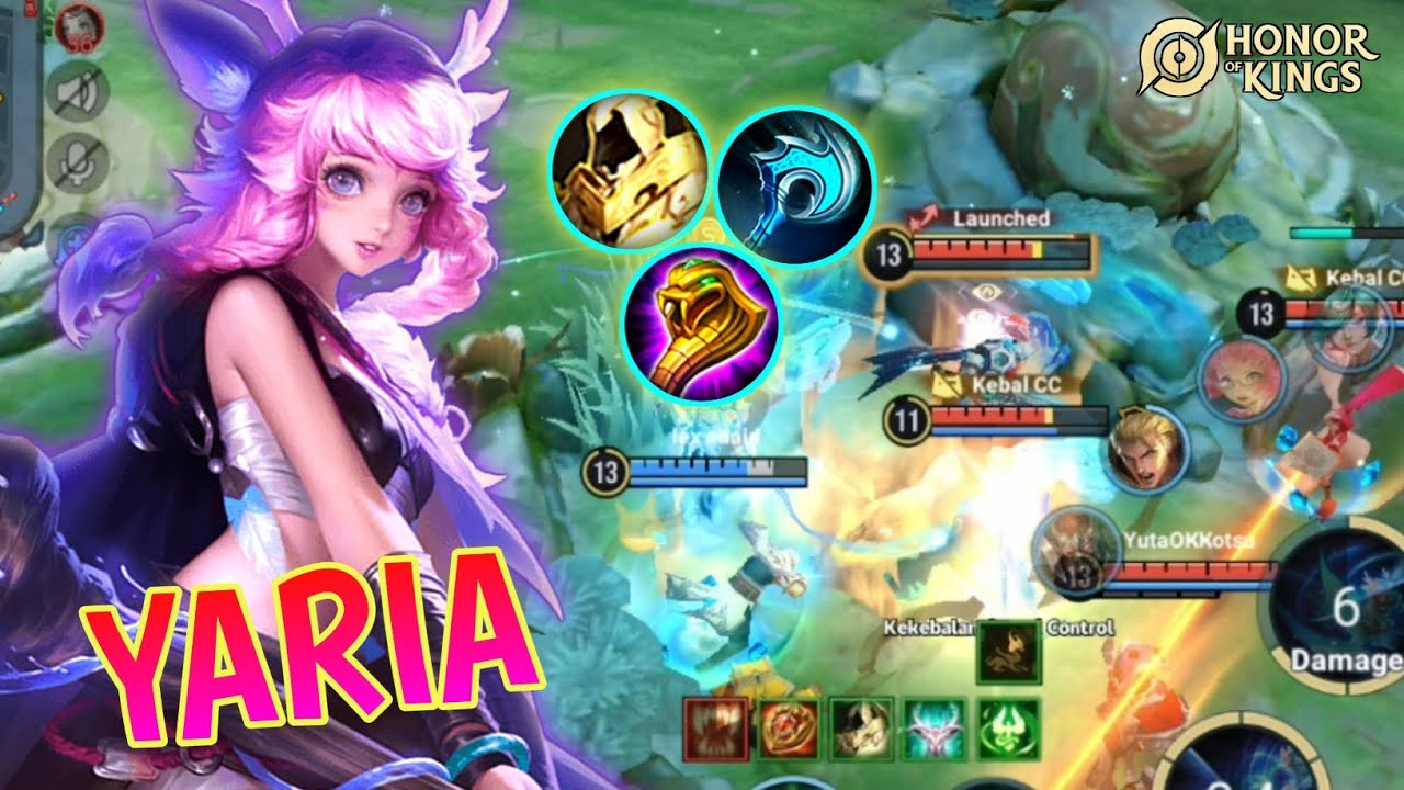 YARIA HOK BEST SUPPORT TEAM | 85% TEAM FIGHT | BEST BUILD & ARCANA