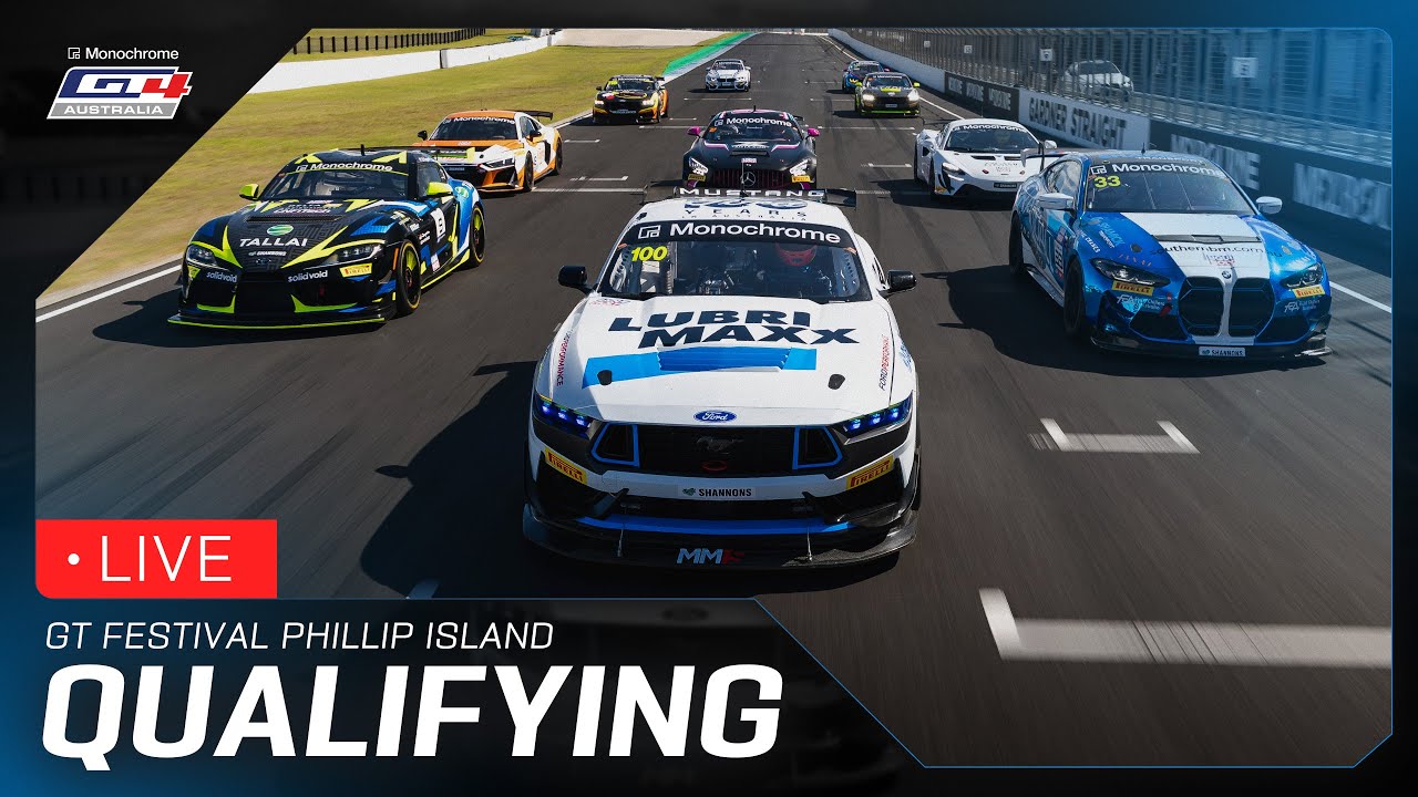 LIVE | Qualifying 1 | Phillip Island GP Circuit | Monochrome GT4 Australia Series
