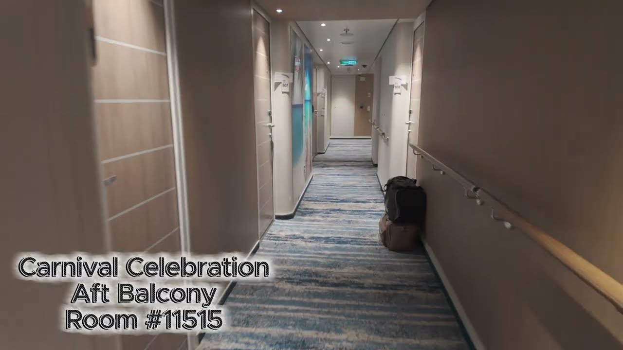 Carnival Celebration - Aft Balcony Room 11515