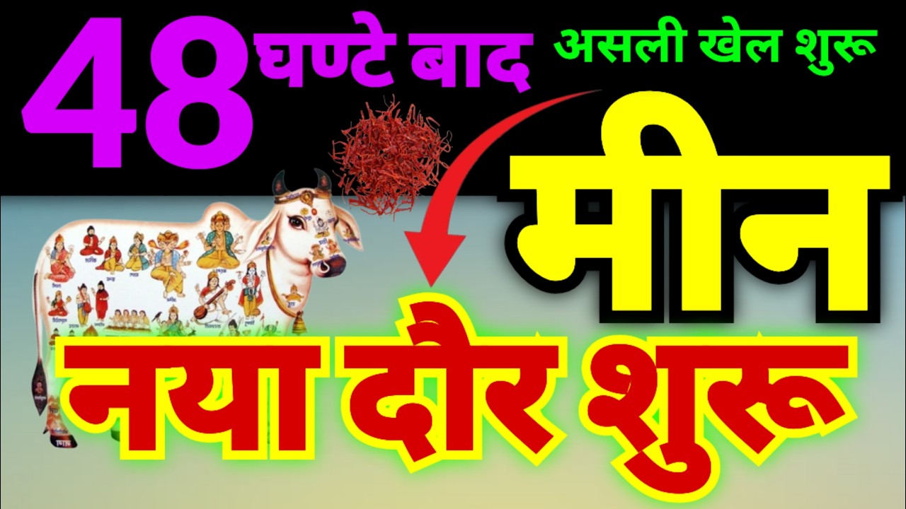 मीन राशि 48 घण्टे बाद नया दौर शुरू होगा | अब असली खेल शुरू होगा | अब आपके बड़े सपने साकार होंगे