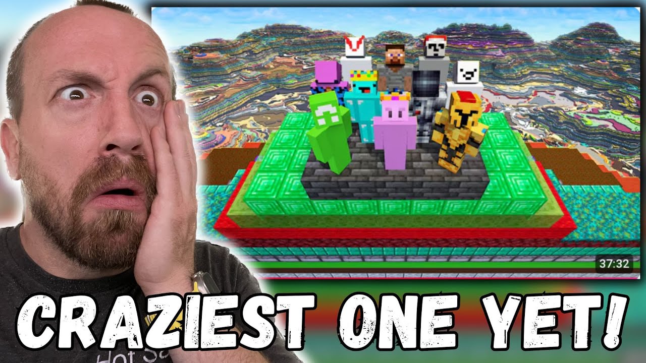 CRAZIEST ONE YET!!! Baablu I Put 10 YouTubers in a Random Layer World (REACTION!!!)