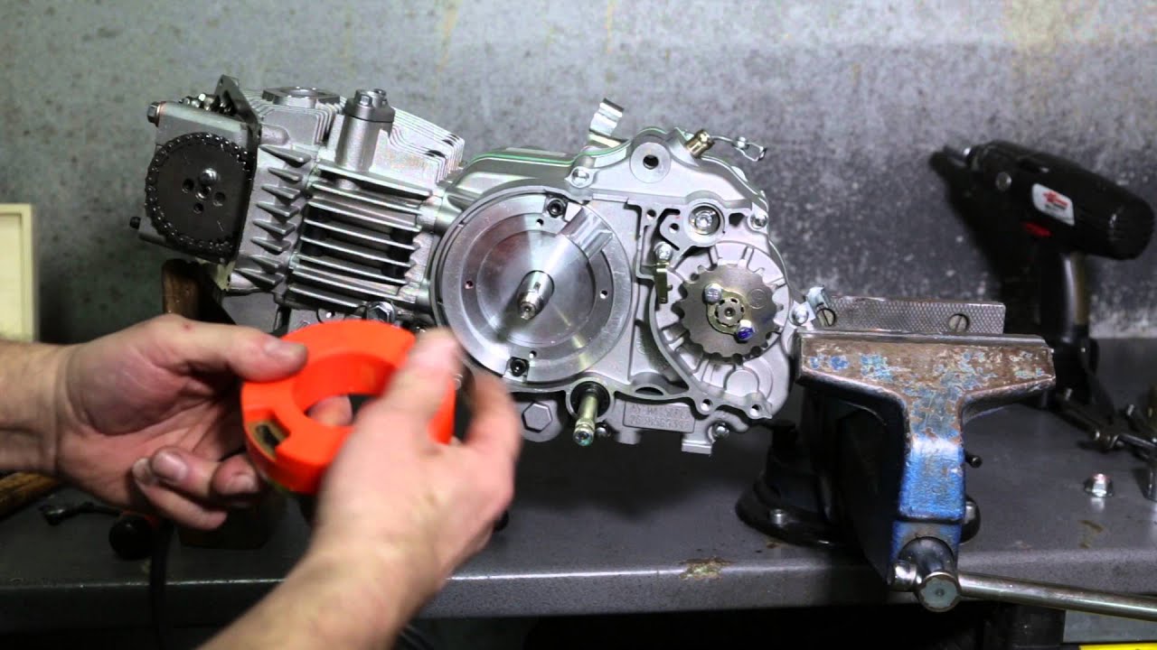 Montage allumage MVT sur moteur Dirt Bike 4T