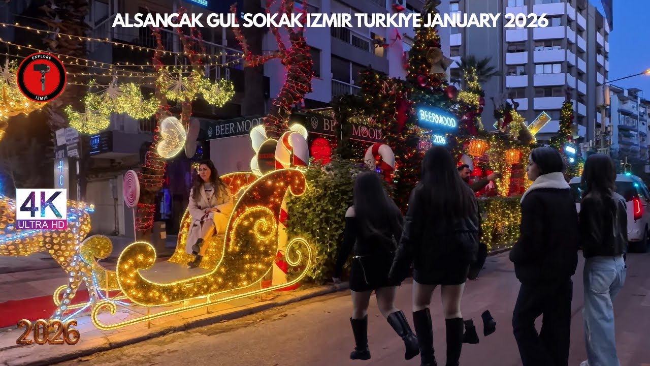 Alsancak Walking Tour | izmir, Turkey | January 10, 2026 [4K HD/60 fps]