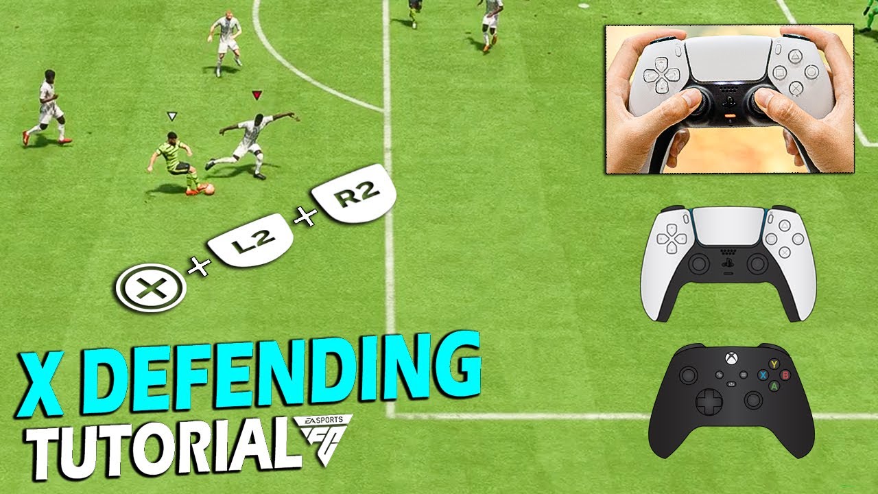 This (x) DEFENDING TECHNIQUE is META in EA FC 24 | EA FC 24 DEFENDING TUTORIAL