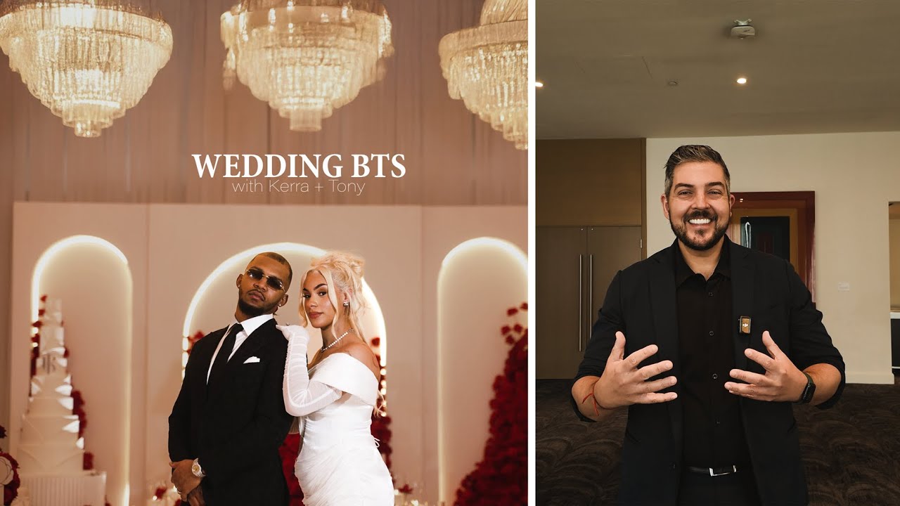 COME FILM A WEDDING WITH ME | BTS Video of a REAL NFL Wedding in Nashville, TN