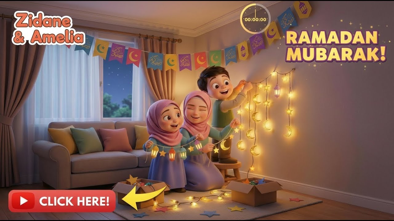 Ramadan Preparation with Zidane & Amelia | Moral Islamic Story for Kids