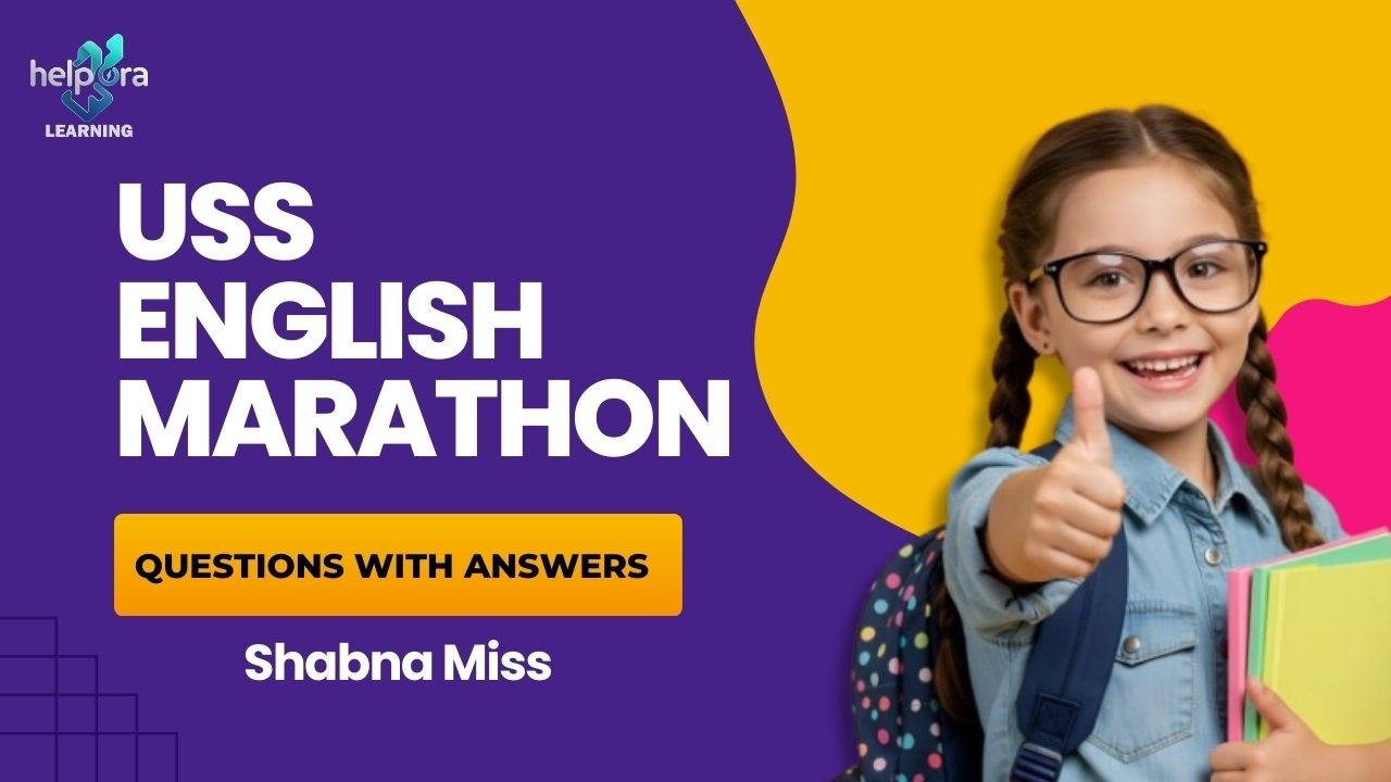 USS English Class – Important Questions & Answers Explained Clearly