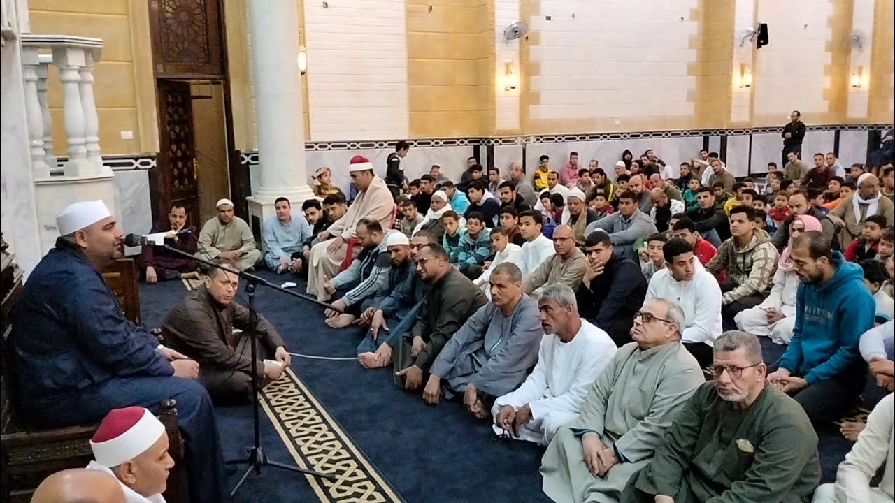 الشيخ حسان الشاذلى  تلاوه رائعه افتتاح المسجد الكبير بصراوه أشمون منوفيه 22- 3 -2023