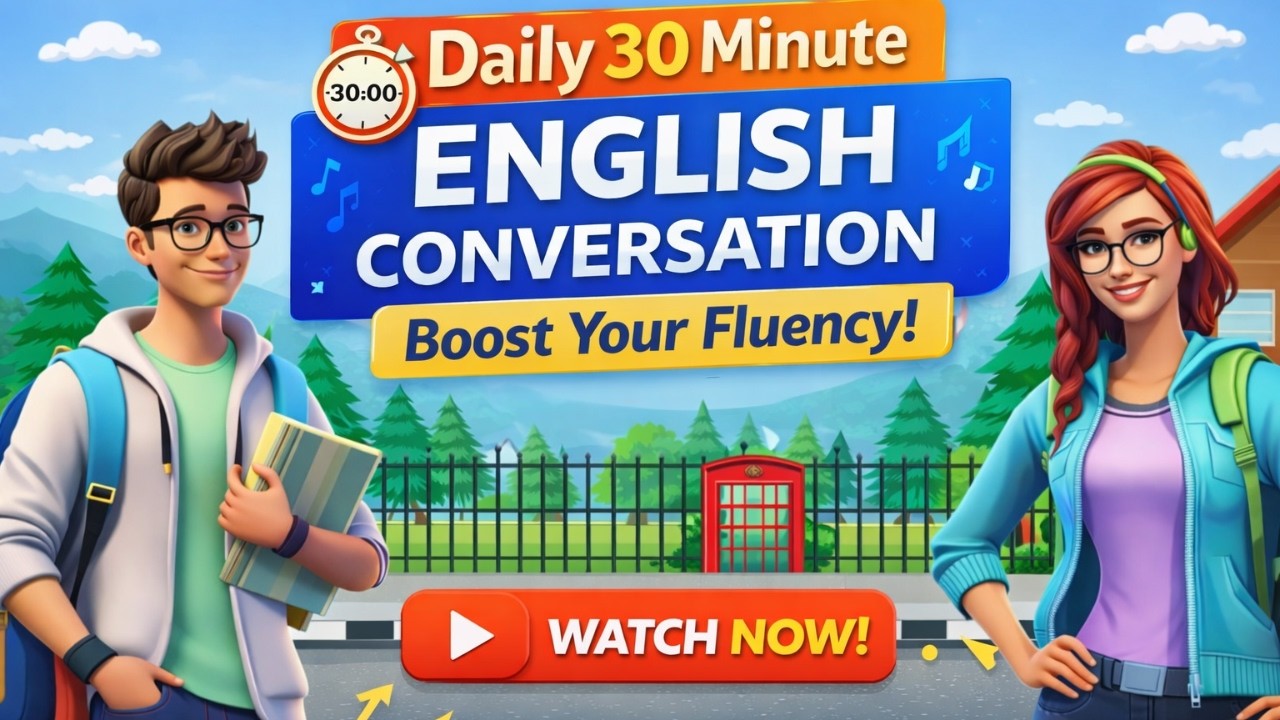 Daily 30 Minute English Conversation | Boost Your Fluency | Daily Practice English
