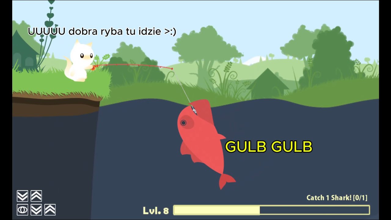 Gram w kota łowiącego ryby :)