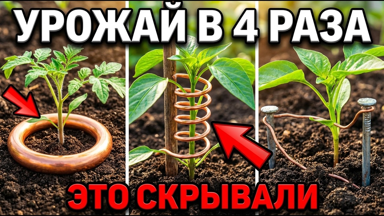 Воткни медь и цинк в землю: Почему этот метод 1926 года заменяет удобрения?