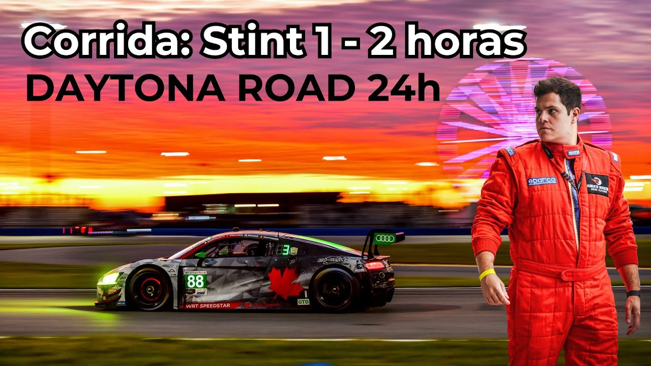 Primeiro Stint de 2 horas - 24 horas de Daytona Road pela @worldsimserieslive